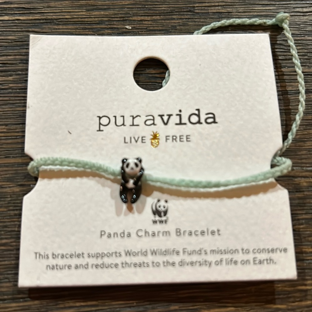 Puravida Panda Charm Bracelet Brand New in Package
